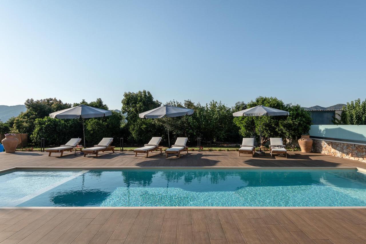 Villa Enny, 3 Bd With Private Heated Pool Agia  Exterior foto